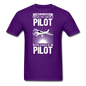 Always Be Yourself - Pilot - White - Unisex Classic T-Shirt - purple