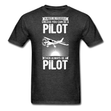 Always Be Yourself - Pilot - White - Unisex Classic T-Shirt - heather black