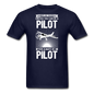 Always Be Yourself - Pilot - White - Unisex Classic T-Shirt - navy