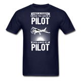 Always Be Yourself - Pilot - White - Unisex Classic T-Shirt - navy