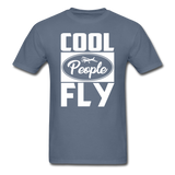 Cool People Fly - White - Unisex Classic T-Shirt - denim