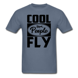 Cool People Fly - Black - Unisex Classic T-Shirt - denim