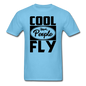 Cool People Fly - Black - Unisex Classic T-Shirt - aquatic blue