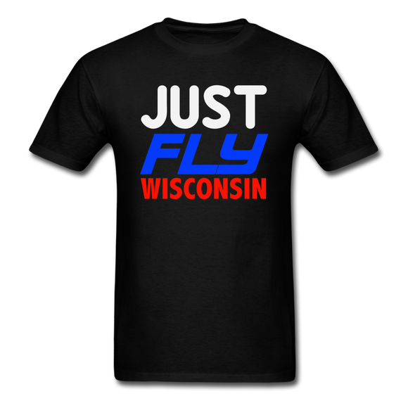 Just Fly - Wisconsin - Unisex Classic T-Shirt - black