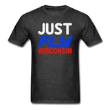 Just Fly - Wisconsin - Unisex Classic T-Shirt - heather black