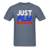 Just Fly - Wisconsin - Unisex Classic T-Shirt - denim
