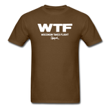 WTF - Wisconsin Takes Flight - White - v2 - Unisex Classic T-Shirt - brown
