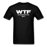 WTF - Wisconsin Takes Flight - White - v2 - Unisex Classic T-Shirt - black