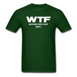 WTF - Wisconsin Takes Flight - White - v2 - Unisex Classic T-Shirt - forest green