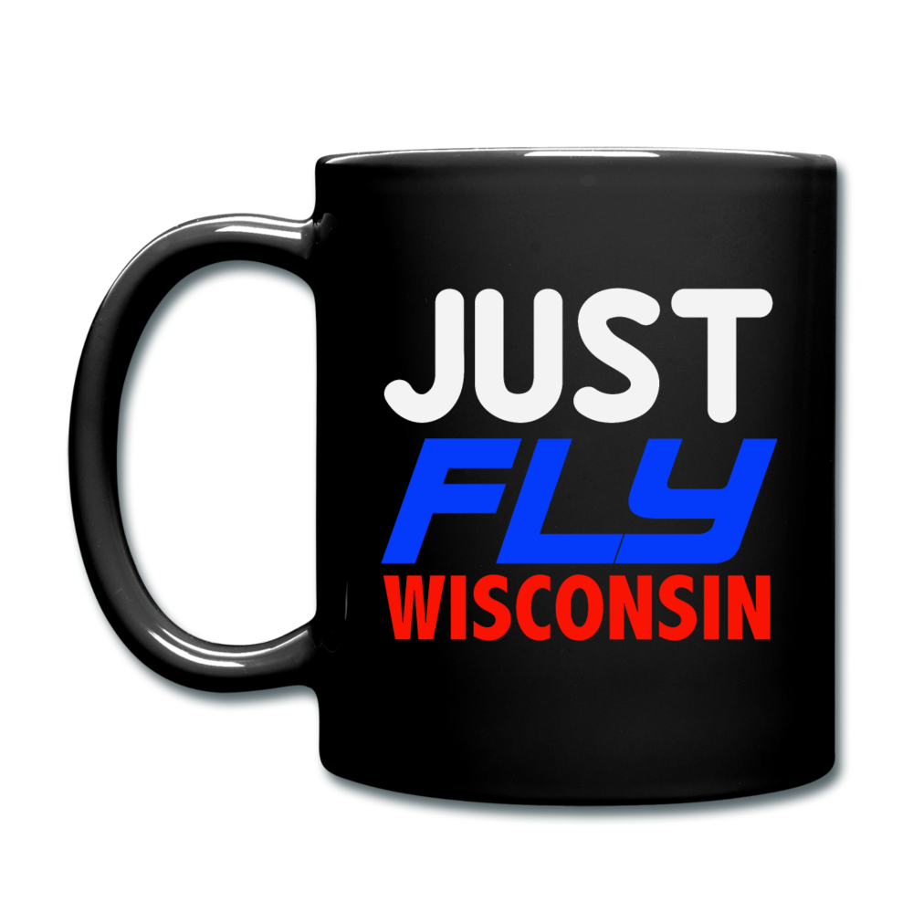 Just Fly - Wisconsin - Full Color Mug - black