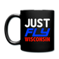 Just Fly - Wisconsin - Full Color Mug - black