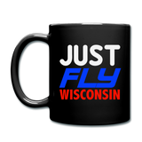 Just Fly - Wisconsin - Full Color Mug - black