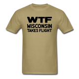 WTF - Wisconsin Takes Flight - Black - v1 - Unisex Classic T-Shirt - khaki