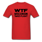 WTF - Wisconsin Takes Flight - Black - v1 - Unisex Classic T-Shirt - red