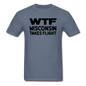 WTF - Wisconsin Takes Flight - Black - v1 - Unisex Classic T-Shirt - denim