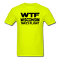 WTF - Wisconsin Takes Flight - Black - v1 - Unisex Classic T-Shirt - safety green