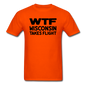 WTF - Wisconsin Takes Flight - Black - v1 - Unisex Classic T-Shirt - orange