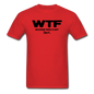 WTF - Wisconsin Takes Flight - Black - v2 - Unisex Classic T-Shirt - red