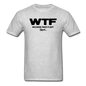 WTF - Wisconsin Takes Flight - Black - v2 - Unisex Classic T-Shirt - heather gray