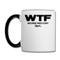 WTF - Wisconsin Takes Flight - Black - v2 - Contrast Coffee Mug - white/black