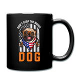 Don't Stop The Music Dog - Full Color Mug - black