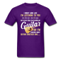 Listening - Playing My Guitar - Unisex Classic T-Shirt - purple