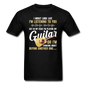 Listening - Playing My Guitar - Unisex Classic T-Shirt - black