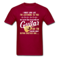 Listening - Playing My Guitar - Unisex Classic T-Shirt - dark red