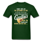 Listening - Playing My Guitar - Unisex Classic T-Shirt - forest green