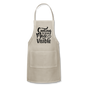 Cooking Is Love Made Visible - Black - Adjustable Apron - natural