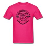 Dogs Also Can Feel The Music - Black - Unisex Classic T-Shirt - fuchsia