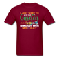 I just Want to Garden And My Cat - Unisex Classic T-Shirt - burgundy