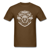 Dogs Also Can Feel The Music - White - Unisex Classic T-Shirt - brown