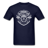Dogs Also Can Feel The Music - White - Unisex Classic T-Shirt - navy