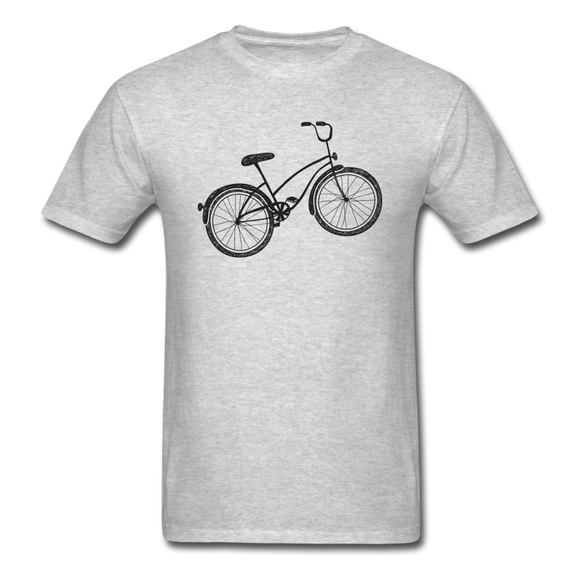 Retro Bike - Black - Unisex Classic T-Shirt - heather gray