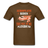 Aeroplane Rides - Unisex Classic T-Shirt - brown