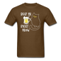 Beer Me RIght Meow - Unisex Classic T-Shirt - brown