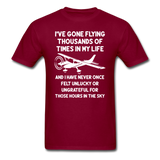 Gone Flying Thousands Of Times - White - Unisex Classic T-Shirt - burgundy