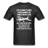 Gone Flying Thousands Of Times - White - Unisex Classic T-Shirt - heather black