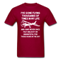 Gone Flying Thousands Of Times - White - Unisex Classic T-Shirt - dark red