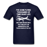 Gone Flying Thousands Of Times - White - Unisex Classic T-Shirt - navy