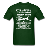 Gone Flying Thousands Of Times - White - Unisex Classic T-Shirt - forest green