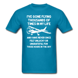 Gone Flying Thousands Of Times - White - Unisex Classic T-Shirt - turquoise