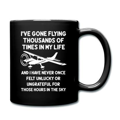 Gone Flying Thousands Of Times - White - Full Color Mug - black