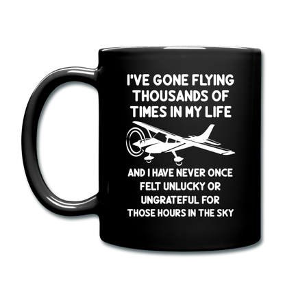 Gone Flying Thousands Of Times - White - Full Color Mug - black