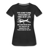 Gone Flying Thousands Of Times - White - Women’s Premium T-Shirt - black