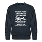 Gone Flying Thousands Of Times - White - Men’s Premium Sweatshirt - navy