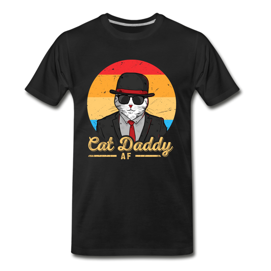 Cat Daddy - AF - Men's Premium T-Shirt - black