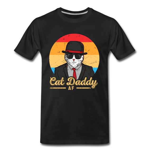 Cat Daddy - AF - Men's Premium T-Shirt - black