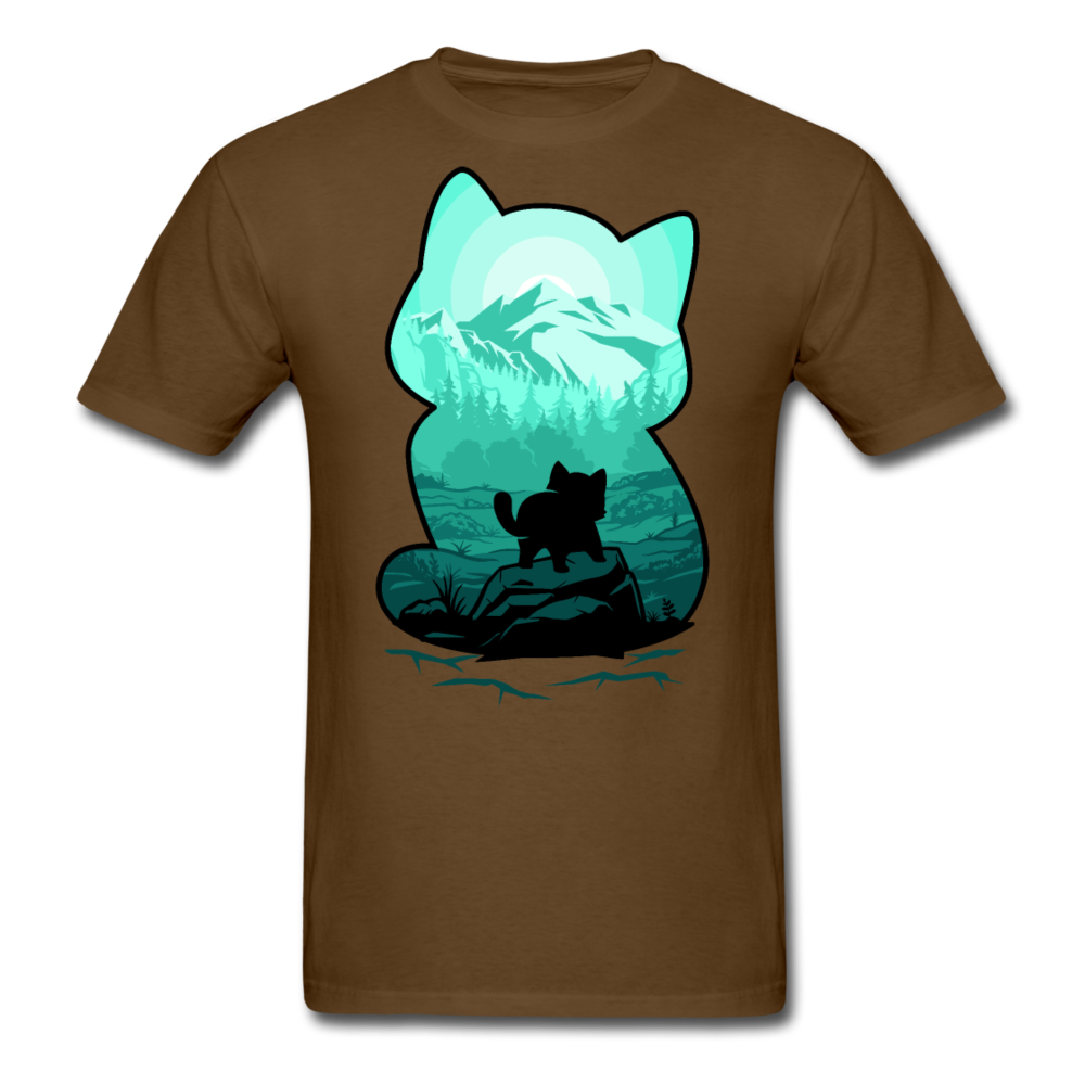 Wild Mountain Cat - Unisex Classic T-Shirt - brown